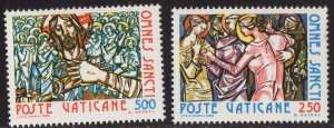 Thematic stamps VATICAN 1980 ALL SAINTS FEAST 753/4 mint