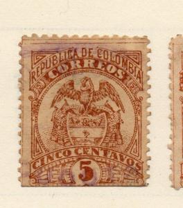 Colombia 1883 Early Issue Fine Used 5c. 172689