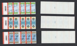 Belgium #2193a-97a  (2007 Sports booklet pane) IMPERF VFNG CV €150