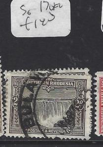 SOUTHERN RHODESIA  (P1310B)  WATERFALLS 2D   SG 17   VFU