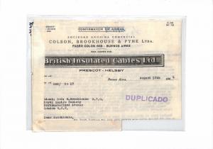 WW2 ARGENTINA Buenos Aires GB London Contents Royal Empire Society 1944 XX350