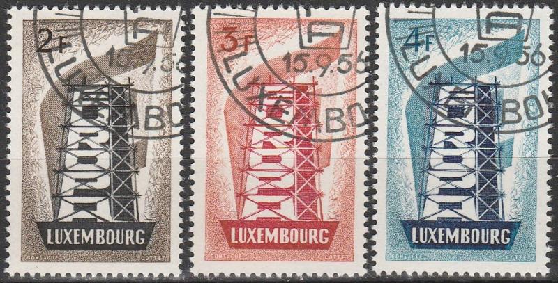 Luxembourg #318-20 F-VF Used CV $56.35   (S8587)