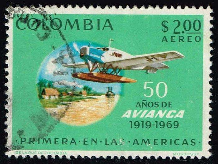 Colombia #C520 Junkers F-13; Used (0.25)