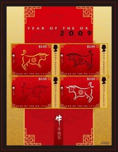 Montserrat MNH S/S 1425 Year Of The Ox 2009