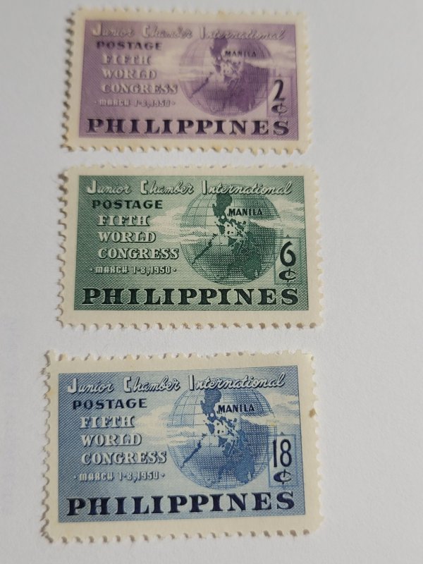 Philippines #537-539 mnh