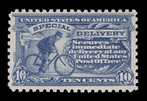 STUNNING GENUINE SCOTT #E10 MINT OG NH 1916 PALE ULTRAMARINE PERF-10 UNWMK #2983