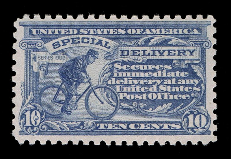 STUNNING GENUINE SCOTT #E10 MINT OG NH 1916 PALE ULTRAMARINE PERF-10 UNWMK #2983