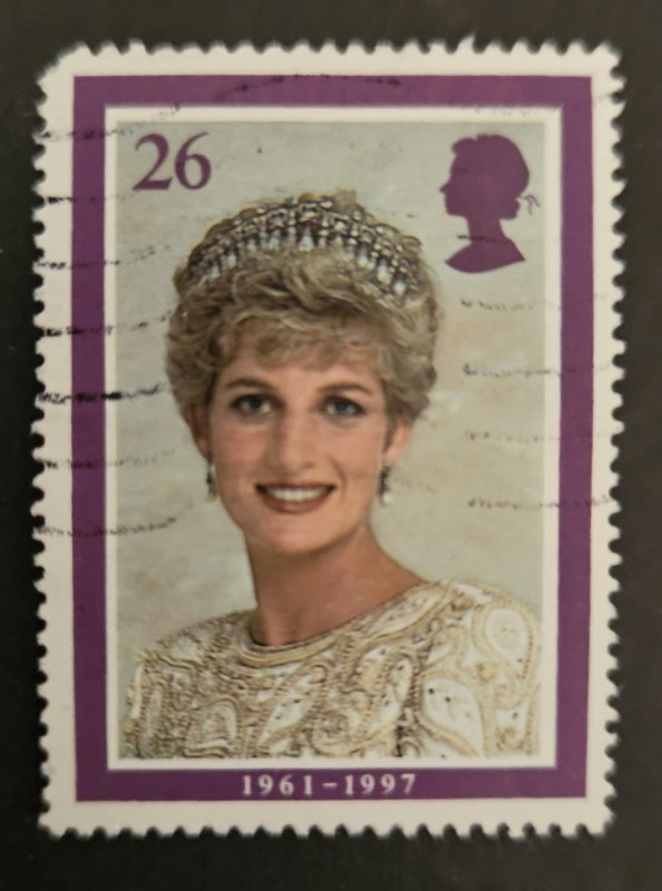 Great Britain 1998 SG2023 26p used Princess Diana comemmoration