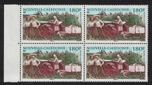 New Caledonia Tractor Arrival of Northern Colonists 180f Block of 4 2006 MNH