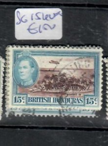 BRITISH HONDURAS KGVI 15C    SG 156    VFU    P0429H