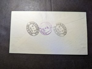 1940 Dominican Republic First Day Cover FDC Trujillo to Newark NJ USA