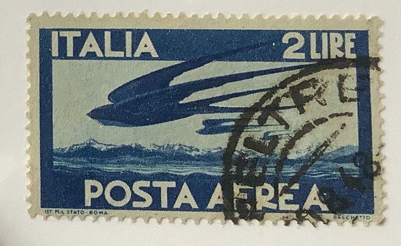 Italy 1945 Scott C107 used - 2 L, Flight of Swallows