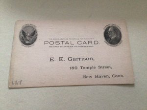 U. S. H. G. S. Alumni Fund New Haven Conn 1904 postal card 67156