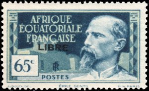 French Equatorial Africa #102  MNH - Stamps of 1936-40 Overprinted (1940)