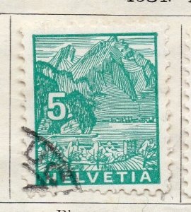 Switzerland Helvetia 1934 Early Issue Fine Used 5c. 187087