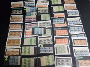 US Stamps Parks Plate Block Stock Lot of 46 Nearly All MNH