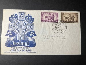 1960 Ireland First Day Cover FDC Dublin No Address The Celtic Cross Cachet