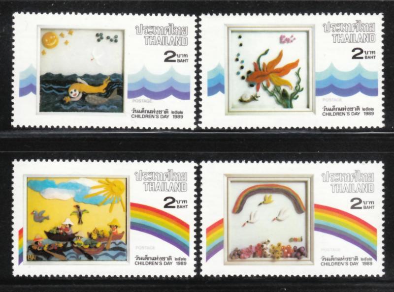 Thailand 1989 Sc 1292-5 Children's Day MNH