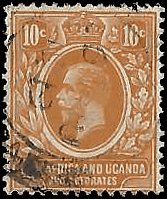 EAST AFRICA AND UGANDA   #43 USED (2)