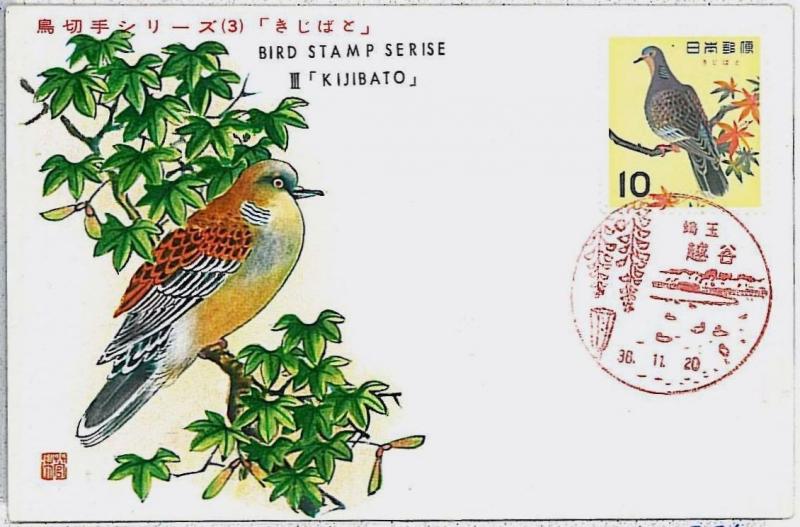 MAXIMU CARD - Fauna animals BIRDS : JAPAN