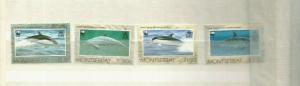 MONTSERRAT 1990 DOLPHIN SCOTT 753-6 MNH  