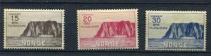 Norway 1930 Mi 159-1 Sc B1-3 MNH North Cape issue MNH CV $225  n1081