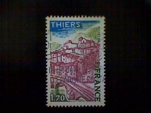 France, Scott #1472, used(o), 1976, French Regions Series, Thiers, 1.70frs,