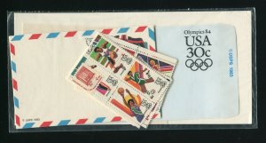 US 1984 Olympics Stamps and Stationery Packet Sealed Item 841 MNH VF