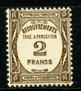 France 1931 Postage Due 1 Fr Scott # J65 Mint T887 ⭐⭐