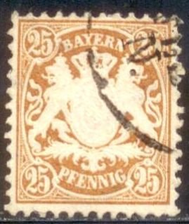 Bavaria 1881 SC# 52 Used CH4
