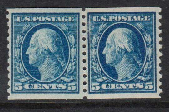 USA #447 VF Mint Paste Up Pair