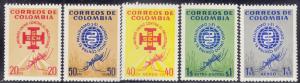 Columbia #740-741,C426-C428  MNH    Malaria