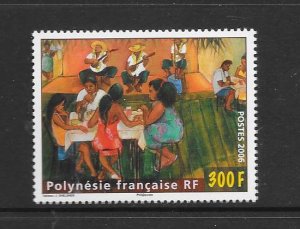 FRENCH POLYNESIA #919  ART-DINERS & MUSICIANS   MNH