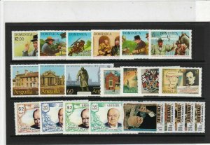 Sir Winston Churchill Mint Never Hinged Stamps - some Grenada Ref 27083