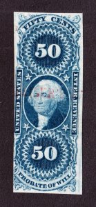 US R62a 50c Probate of Will Used F-VF SCV $55