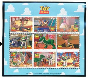 UGANDA - Scott 1477-1484 -  VFMNH - DISNEY - TOY STORY -  6 scans - 1996