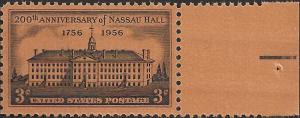 # 1083 MINT NEVER HINGED NASSAU HALL