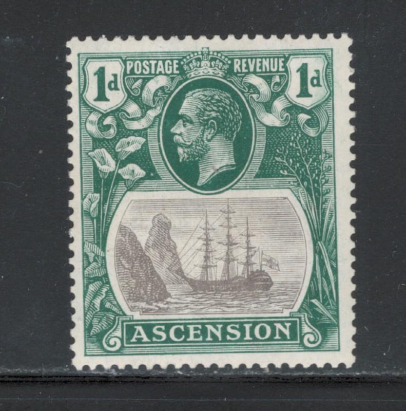 Ascension 1924 King George V 1p Scott # 11 MH