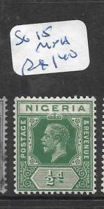NIGERIA (PP2002B) KGV   1/2D  SG 15  MNH