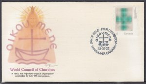 Canada Scott 994 Fleetwood FDC - World Council of Churches