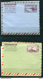 Ethiopia 2 Postal Stationary Covers Unused Aerogramme 14780