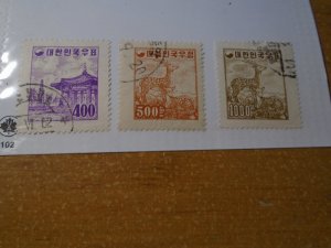 Korea  #  280-82  used