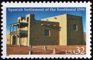 SC#3220 32¢ Spanish Settlement Single (1998) MNH