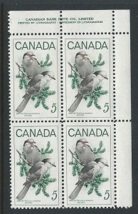 Canada  plate block  mnh  sc#  478