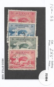 Australia: Sc #130-133, used (51004)