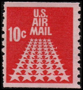 United States C73 - Mint-NH - 10c 50-Star Runway (Coil) (1968)