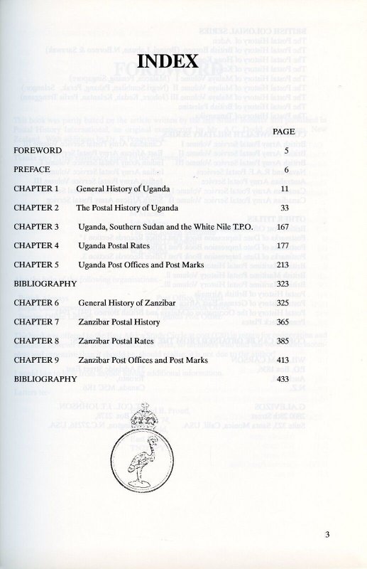 POSTAL HISTORY OF UGANDA & ZANZIBAR BY EDWARD B. PROUD NEW BOOK BLOWOUT