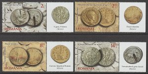 Romania 2015 MNH Stamps Scott 5959-5962 Old Coins