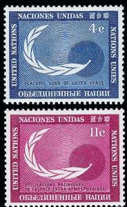 United Nations-New York 1963 Sc 112-13 MNH