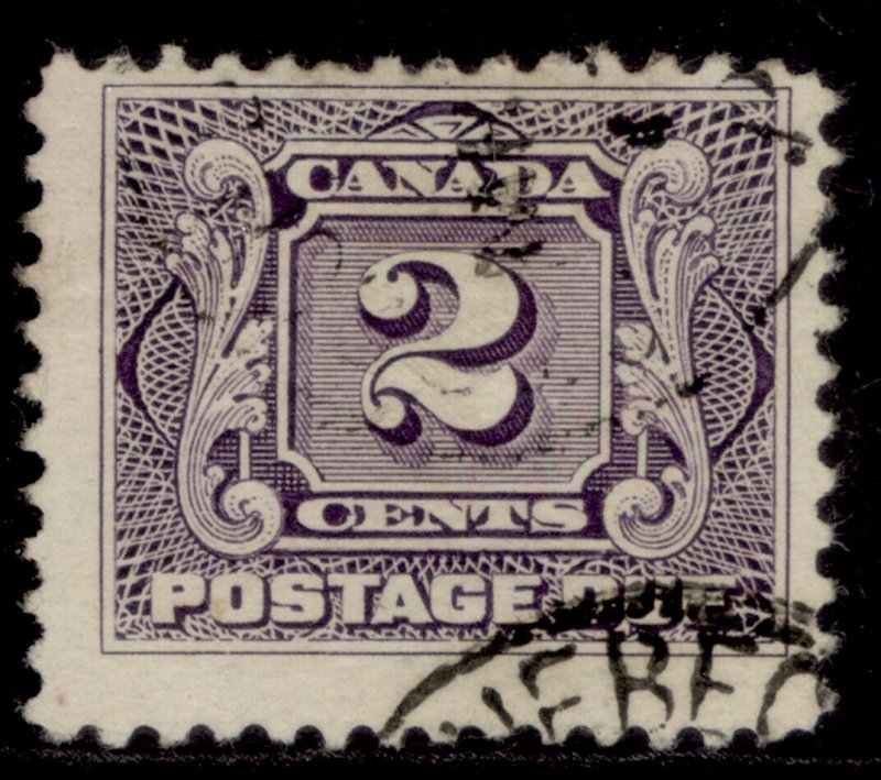 CANADA EDVII SG D3, 2c dull violet, FINE USED.